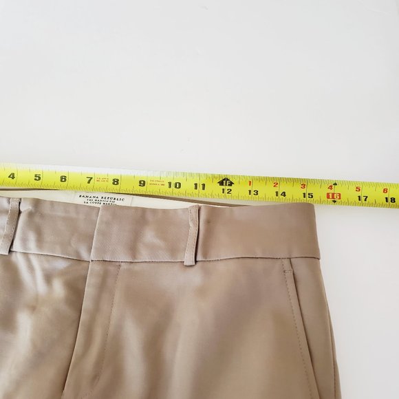 BANANA REPUBLIC Beige Martin Fit Wide Leg Pants - Picture 8 of 10